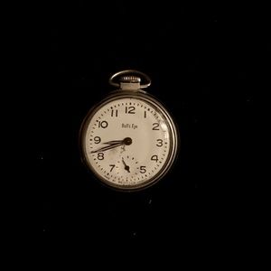 Vintage Antique Bull’s Eye Pocket Watch